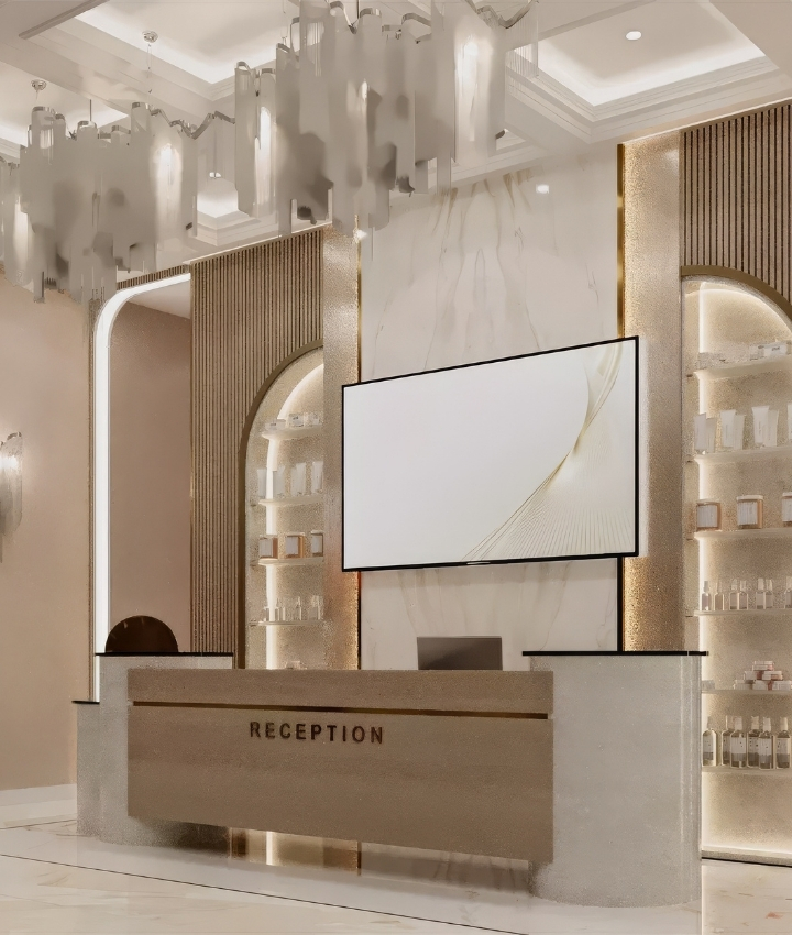 Aesthetic Harmony Interior Design for Beauty Salon