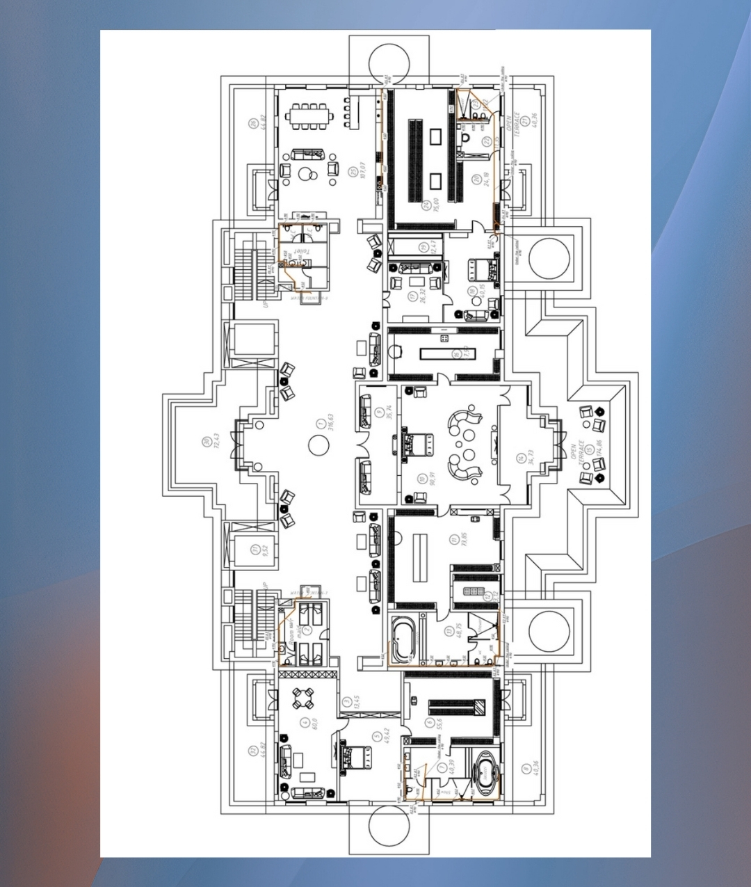Exclusive Villa Floor Plan