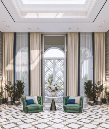 Royal Style Entrance Area in Nigeria