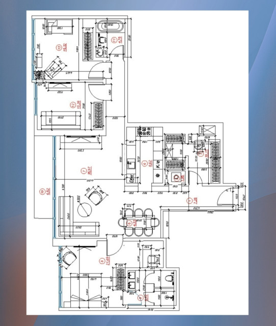 Luxury Reustarant Plan in UAE