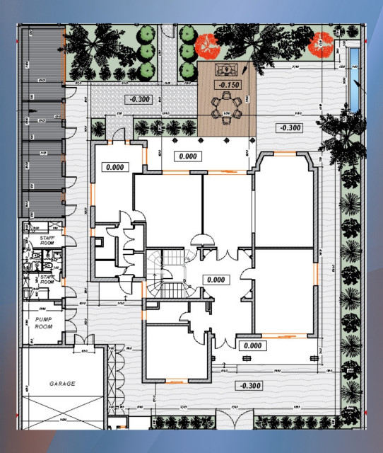 Luxury House Plan Abu Dhabi 21