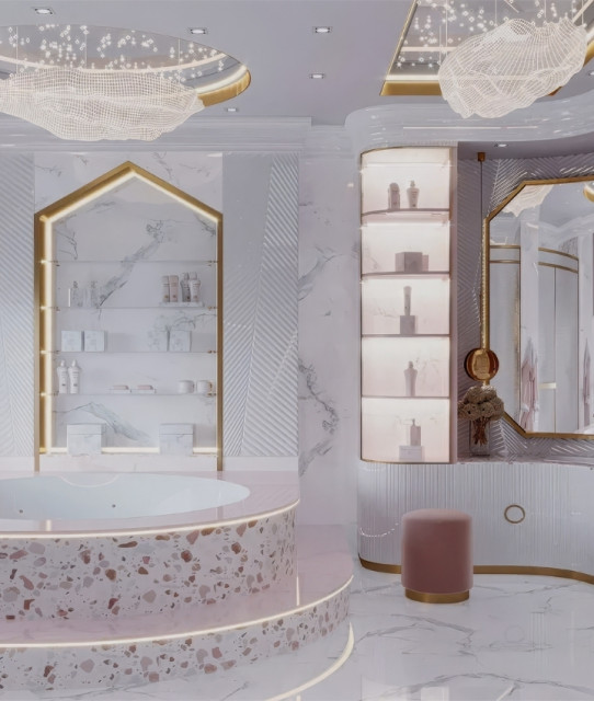 Pink Bathroom Design For Girl