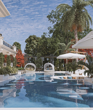 Классический дизайн бассейна