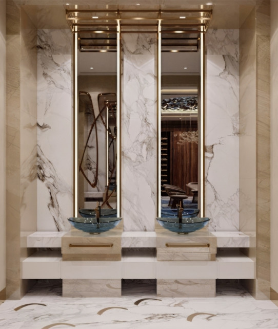 MOST EXQUISITE BATHROOM IN DUBAI
