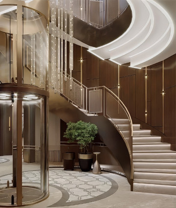 The elegant Entrance