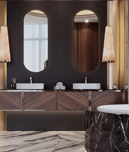 Extravagant Bathroom interior Abu Dhabi