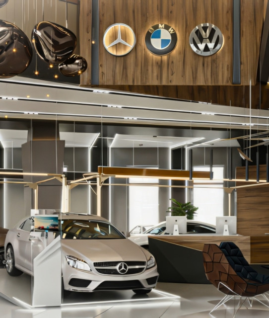 Interior Design for Retail – Car Showroom