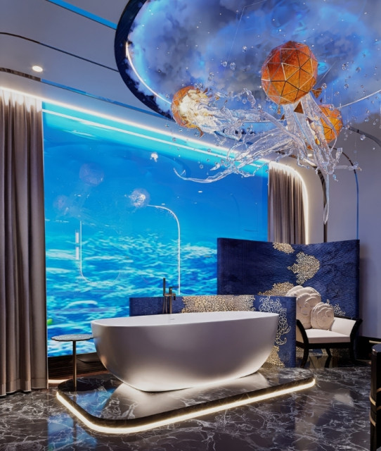 An Under Water World Bathroom Interior Design