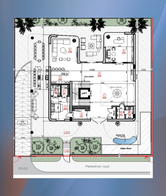General plan of the territory