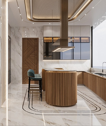 Kitchen Interior Neoclassic