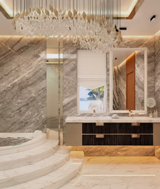 Contemporary Bathroom Interior Design in Dubai