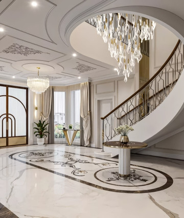 Luxury Villa Main Entrance