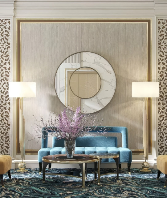 Hotel lobby Interior Design Dubai