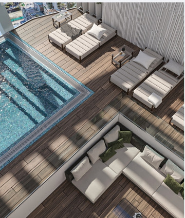 Роскошный интерьер бассейна — простор и элегантность