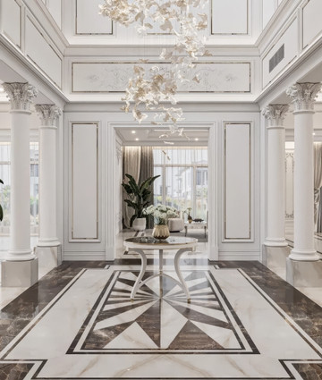 Впечатляющий дизайн входной зоны