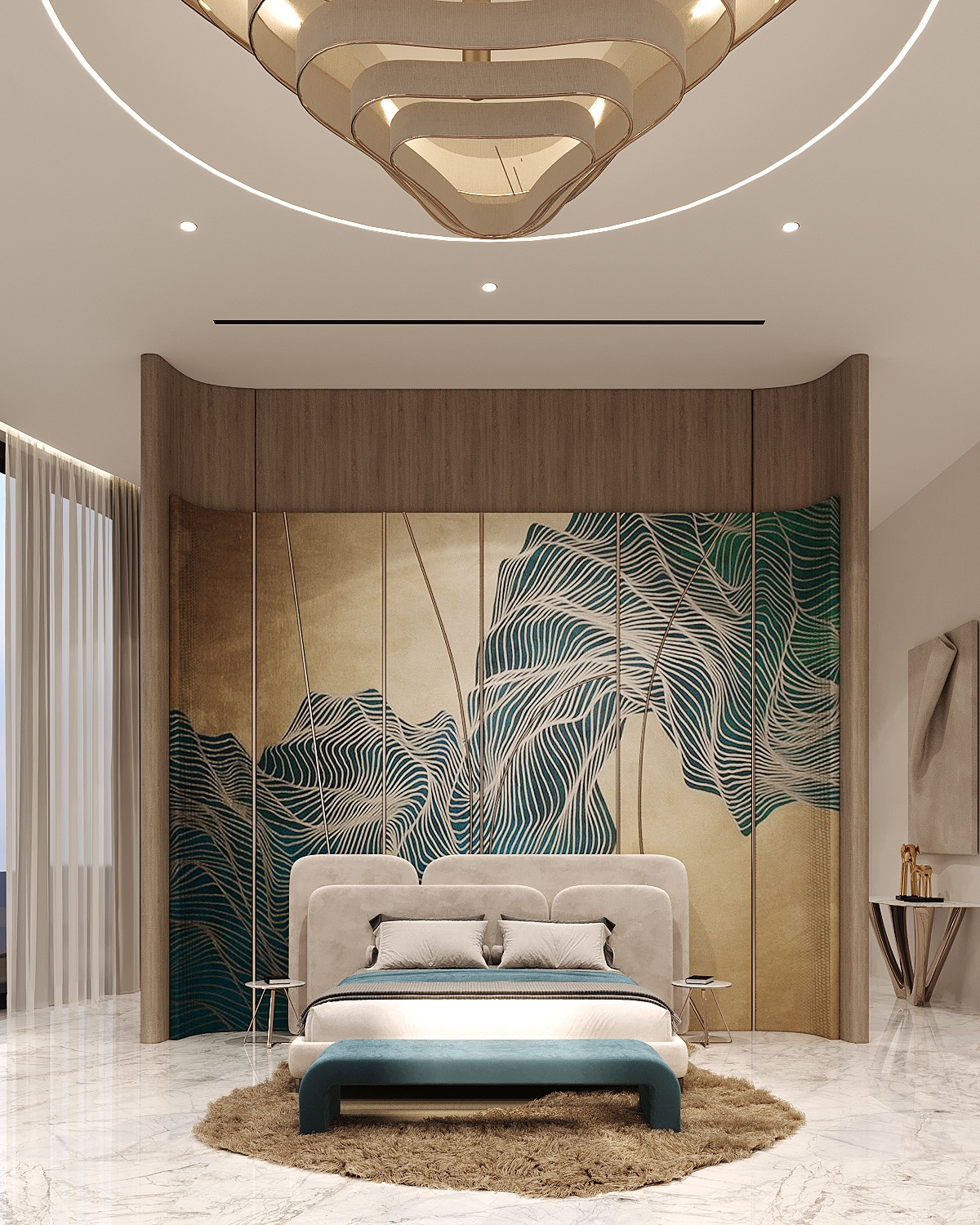 Luxury Interior Design for Classic Bedroom