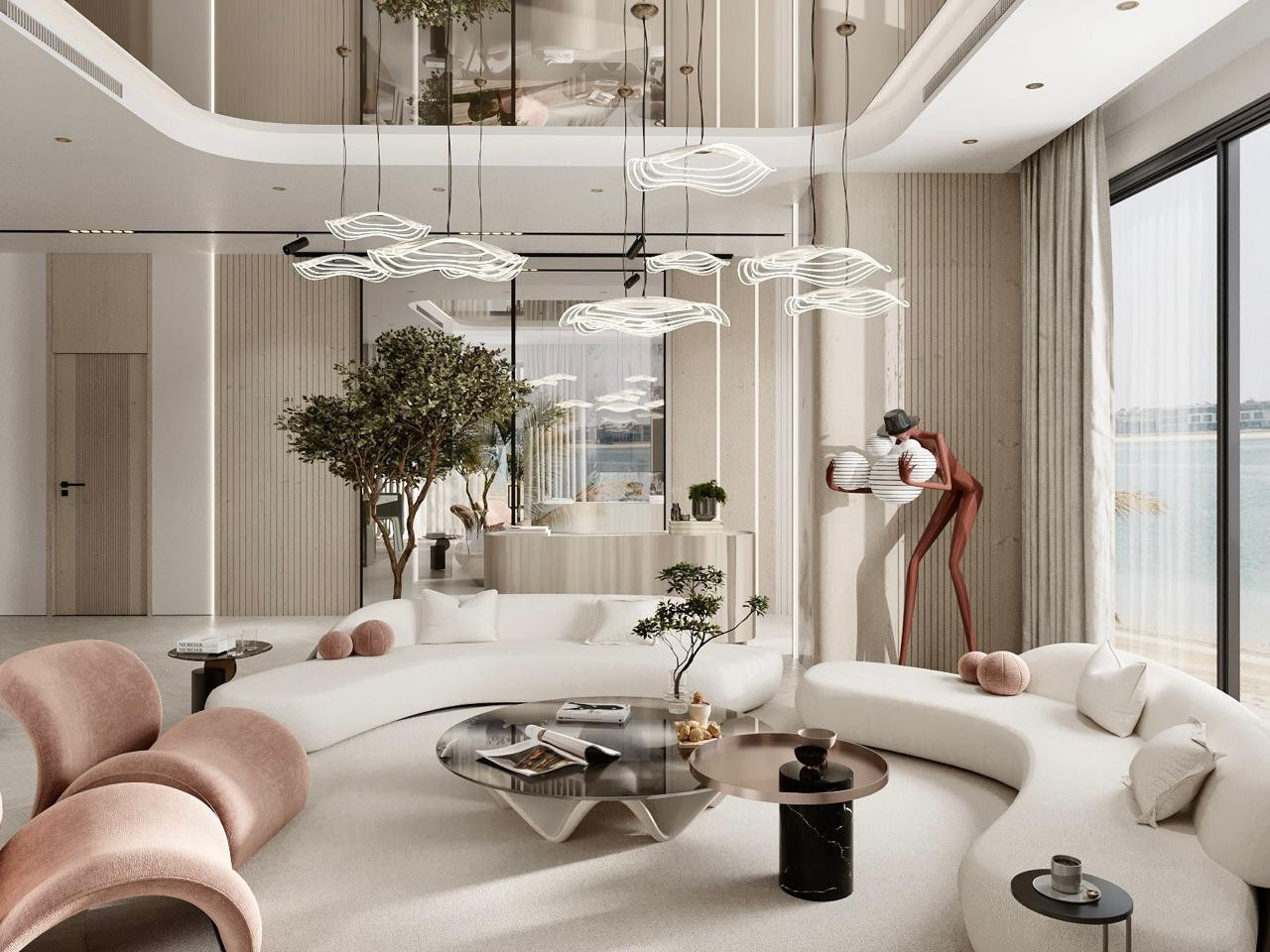 Modern Style Living room Dubai