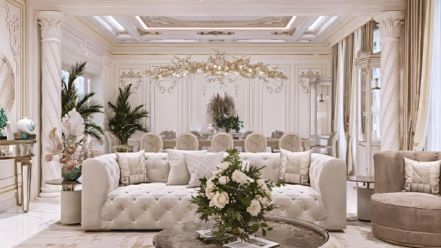 Дизайн гостиной в Дубае