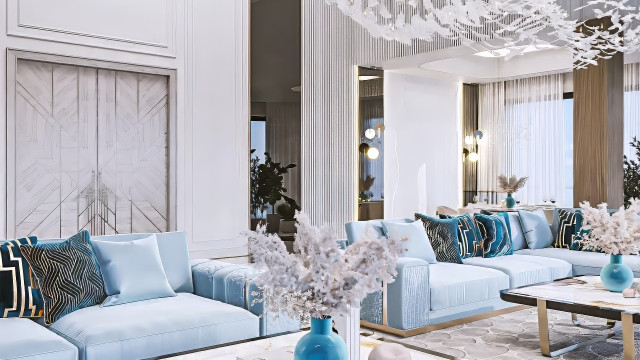 Modern Majlis Interior Design by Antonovich Group