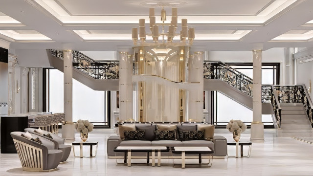 Living Room Design  UAE