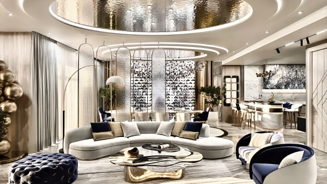 Living Room in Oriental Style