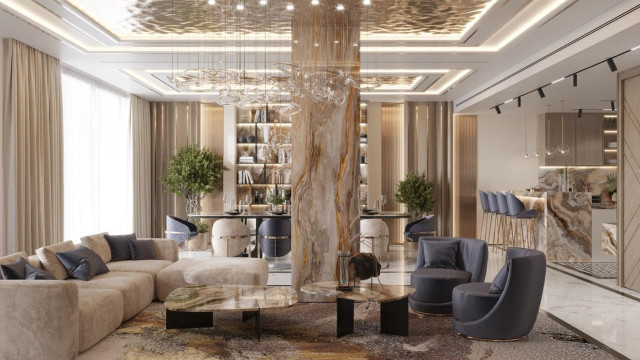 Уютный интерьер гостиной