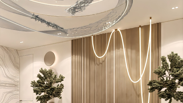 Living Room in Contemporary Style