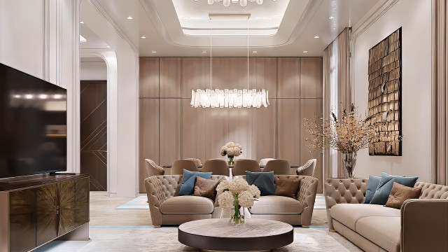Most Luxurious Chic  Style Living Room