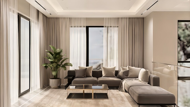 Interior Design Living Room in Qatar