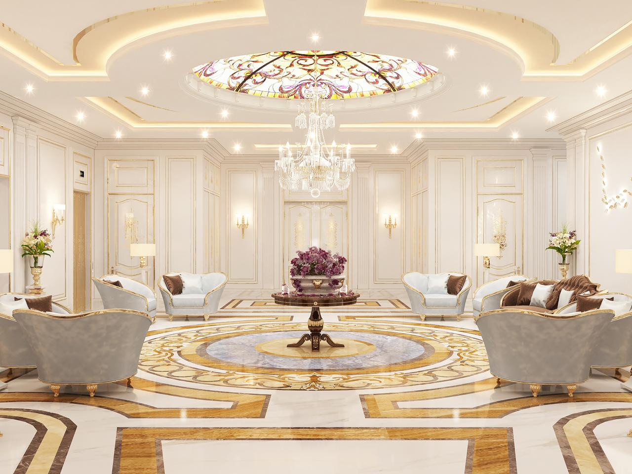 Interior Design Villa In Oman