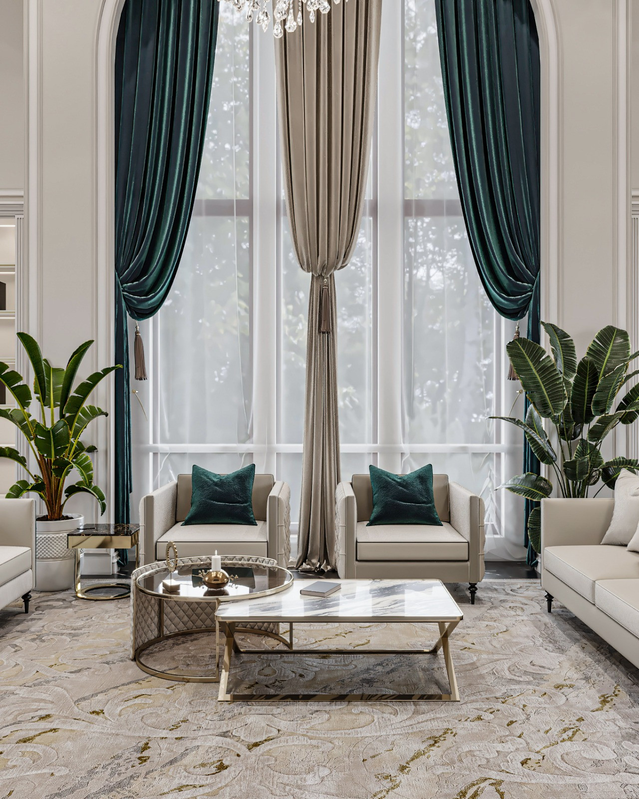 Luxury Russian House interior Design