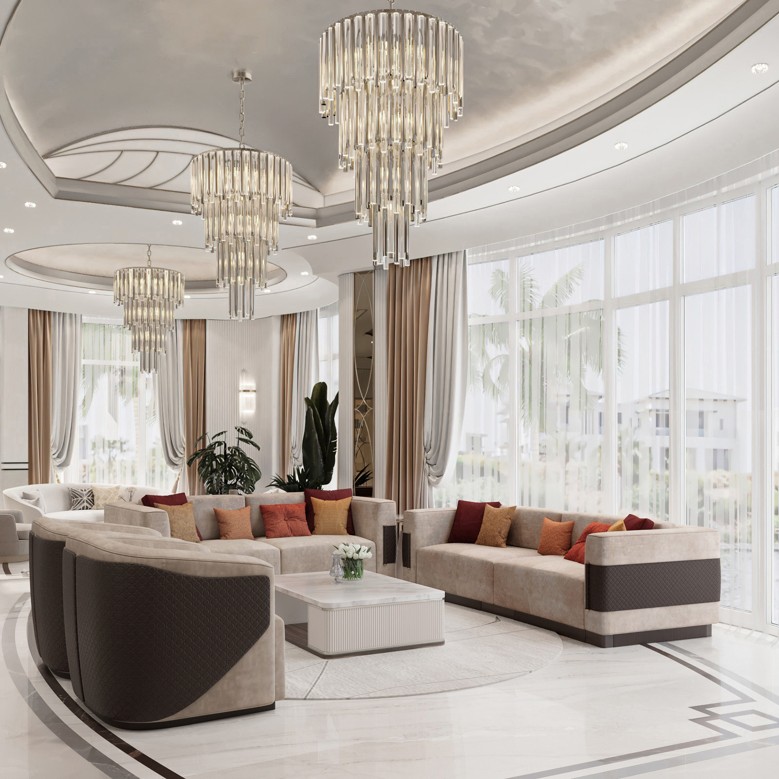 Comfort family villa interior