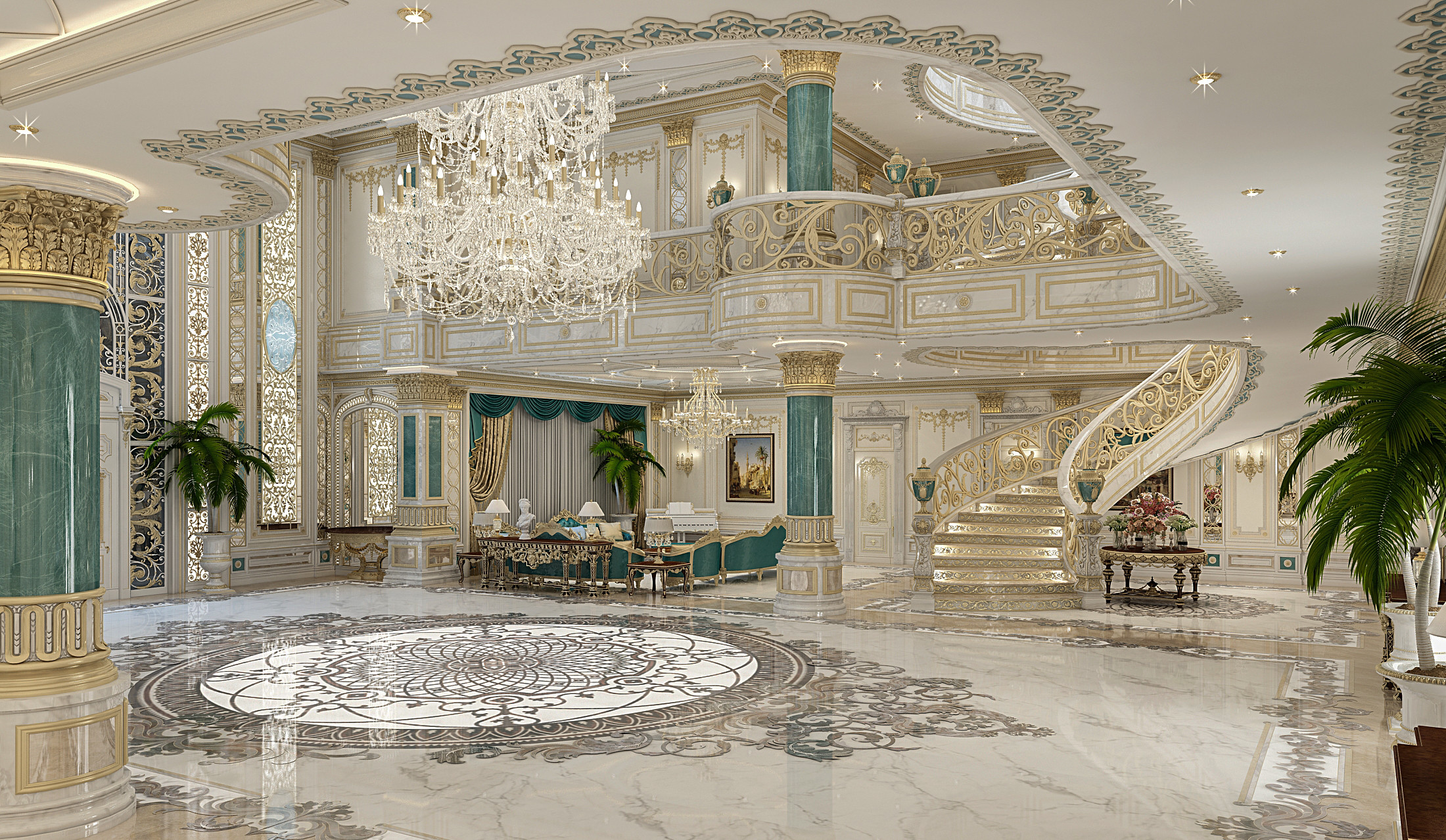 Royal Villa Interior Design in UAE