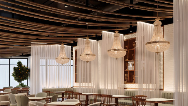 Lovely Restaurant Interior Design