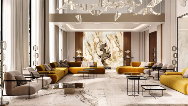 Living room area interior