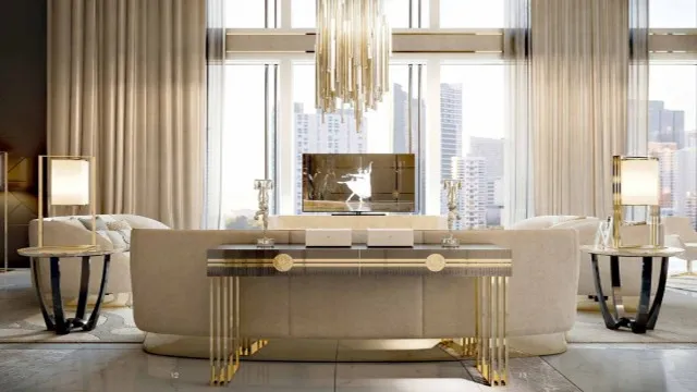 عرض أثاث معاصر فاخر