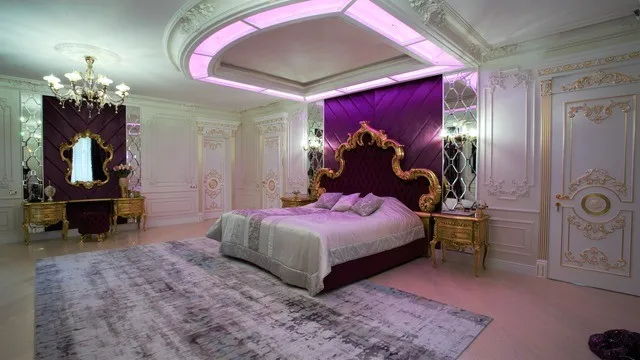 تصاميم غرفة نوم رئيسية فاخرة لملاذ خاص راقٍ