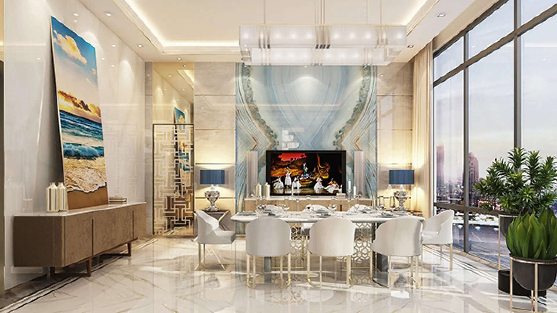 أفكار إلهامية لتصميم داخلي مودرن في دبي