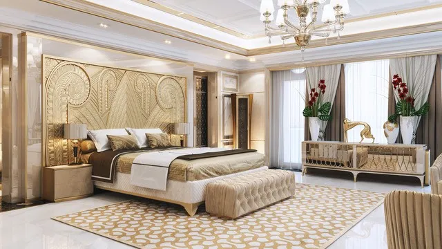 اتجاهات التصميم الداخلي الفاخر لعام ٢٠١٨ لغرفة النوم الرئيسية