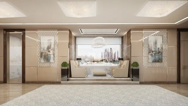 تصاميم مداخل حديثة للمنازل الفاخرة