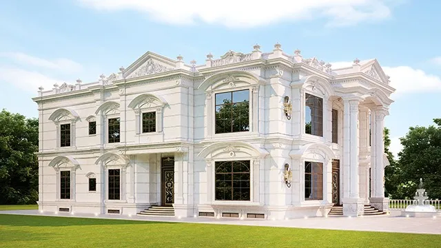 التصميم الخارجي القصري الفاخر