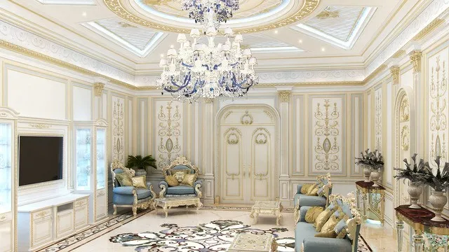 أروع تصاميم الصالون في دبي للاستراحة والفخامة