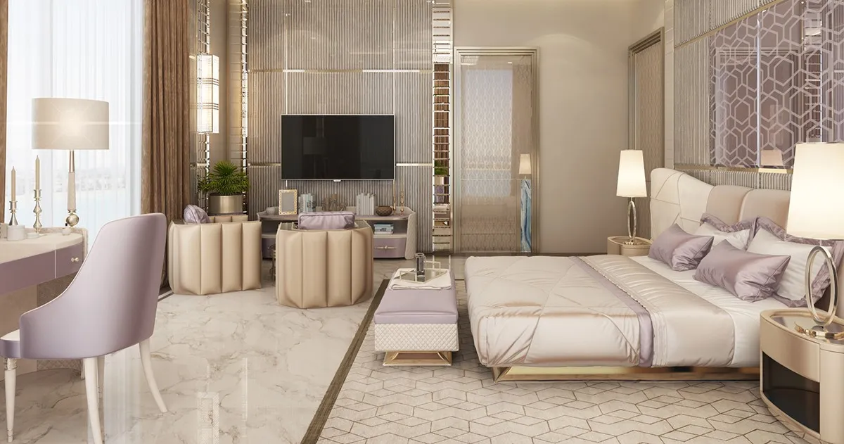 Элегантные пастельные интерьеры спальни для мечтательного уюта