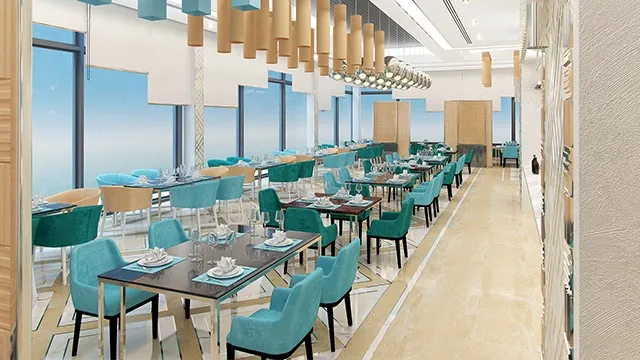 تصاميم داخلية فاخرة للمطاعم: وليمة بصرية