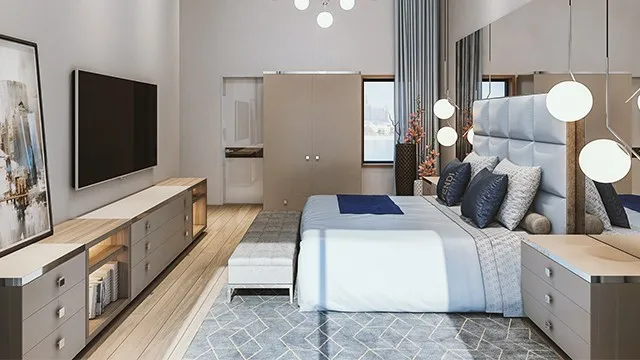 Современный дизайн спальни: элегантность и функциональность