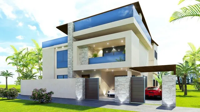 تصاميم واجهات حديثة ومبتكرة في الإمارات