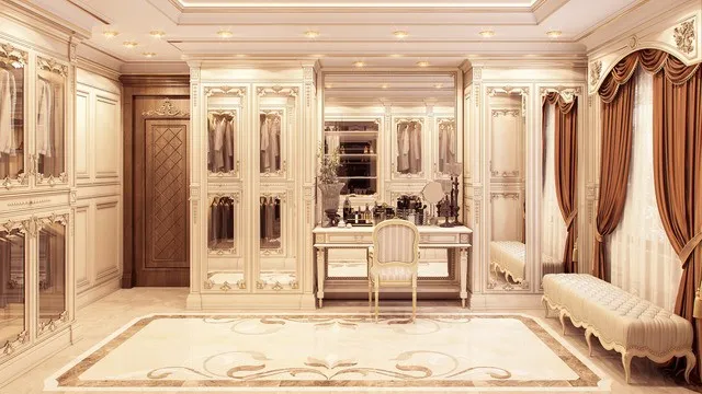 Изысканные идеи дизайна мастер-гардеробной