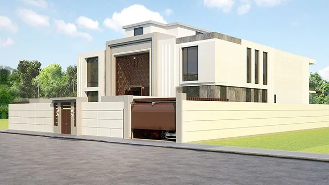 استكشاف أناقة عمارة فيلات حديثة