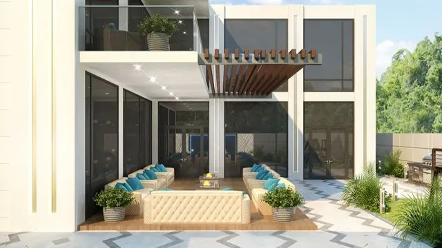 عمارة منازل وفلل فاخرة وروائع تصميمية