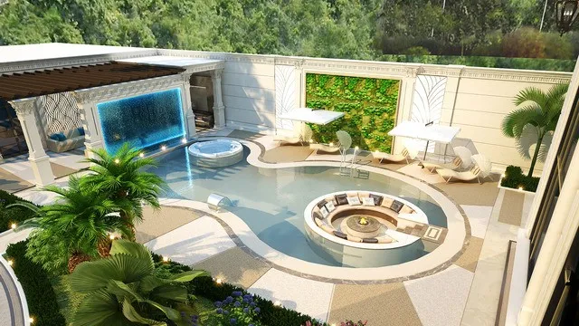 Преобразите виллу в Дубае — ландшафтный дизайн премиум‑класса